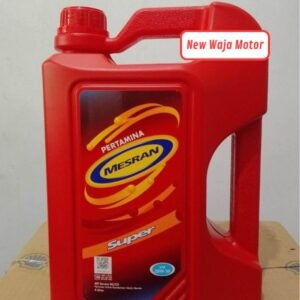 Oli mobil Pertamina Mesran Super 20W-50 4 Liter Oli Mobil Bensin API SG/CD & JASO MA High Viscosity Index Base Oil - 1 galon