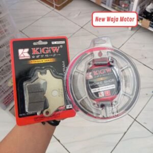 Kampas Rem Depan dan Belakang untuk Motor Beat Vario 110 Scoopy Merk KGW - Motorcycle - KAMPAS REM DEPAN&BELAKNAG