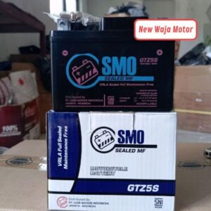 Aki Motor Beat, mio, Supra, GTZ5S Aki Merk SMO Original aki berkualitas dan awet