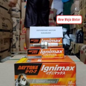 1PAK ISI 10PCS BUSI DAYTONA RACING BEAT VARIO MX150 VIXION SATRIA FU150 CS1 GSX 150 (Busi motor) ORIGINAL JAPAN SUDAH TERUJI DI 48 NEGARA - 1 pak(10 pcs)
