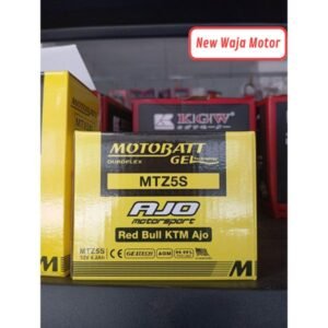 AKI MOTTOBAT MTZ5S UNTUK MOTOR BEAT, VARIO, SCOOPY, MIO J, M3, Z, FINO, XRIDE,
